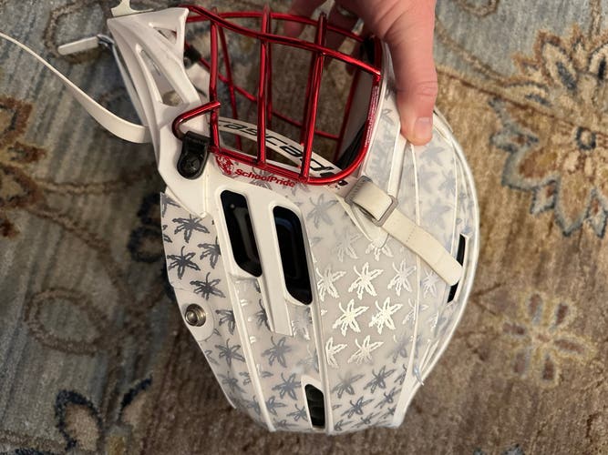 Ohio State game worn used helmet