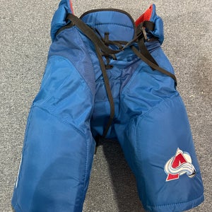 Used Blue CCM HP45 Pro Stock Pants Colorado Avalanche #54 Medium