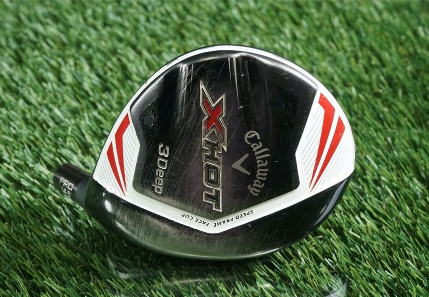 CALLAWAY GOLF XHOT 3 DEEP PRO 14.5* 3 WOOD, HEAD ONLY