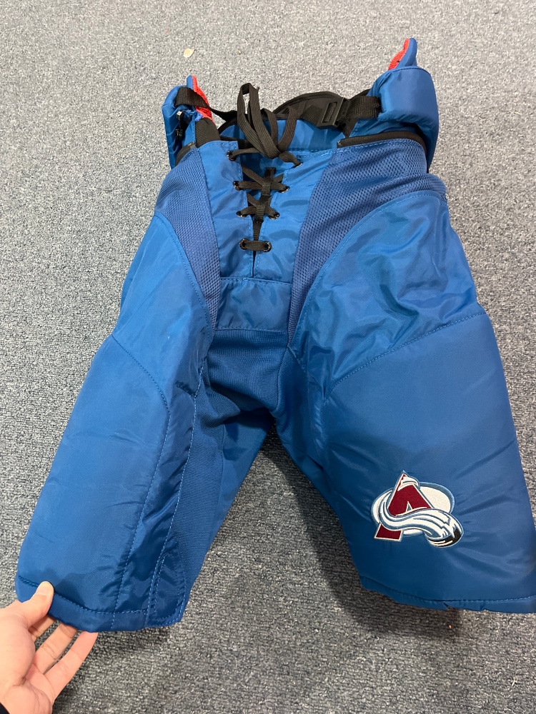 New Blue CCM HP45 Pro Stock Pants Colorado Avalanche XL