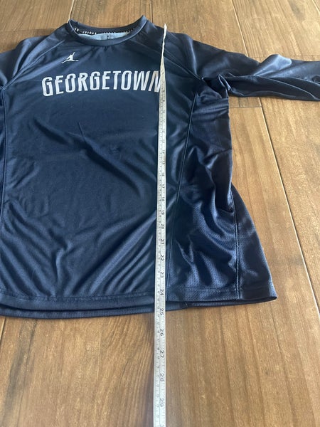 New Nike Jordan Georgetown Hoyas Basketball L/S Shirt Women's M