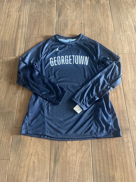 New Nike Jordan Georgetown Hoyas Basketball L/S Shirt Women's M