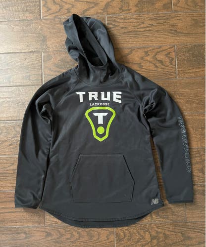 True Lacrosse Custom Black Tech Hoodie