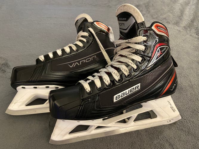 Used Bauer Regular Width Size 9 Vapor X700 Hockey Goalie Skates