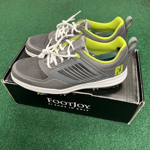FootJoy FJ Fury Men's Athletic Golf Shoes Size 8 M Gray & Green 51102 Worn Once!