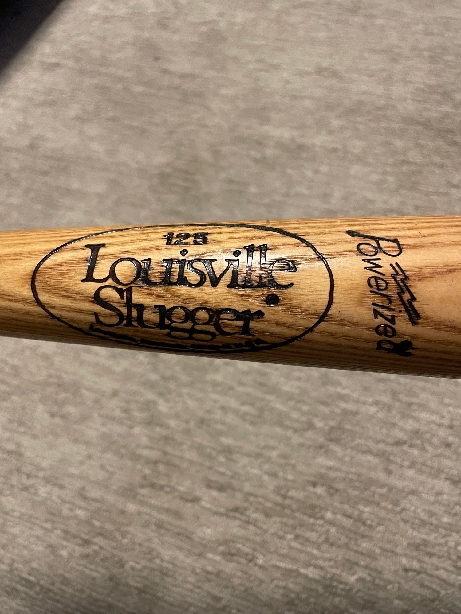 Vintage Louisville Slugger 125 Mini Baseball Bat With Red 