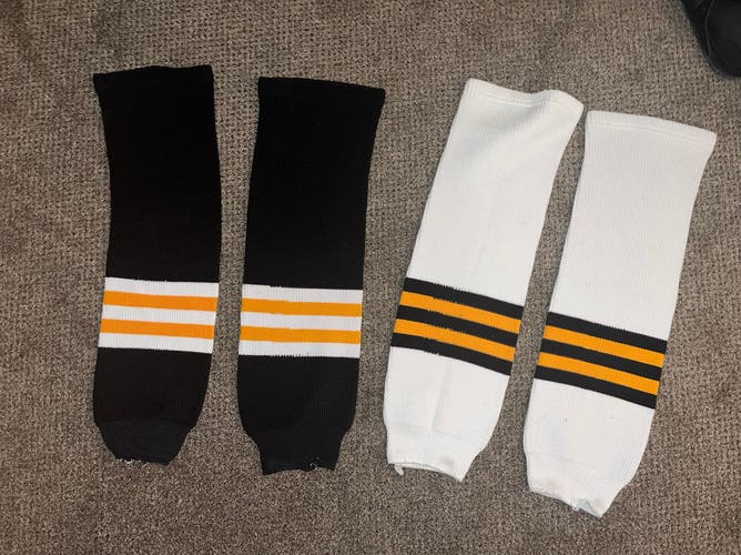 Black Used Large  Knit Socks