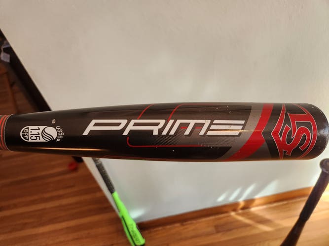 Used USSSA Certified Louisville Slugger Prime Bat (-10) 18 oz 28"