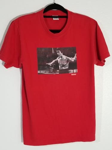 Supreme FW13 Bruce Lee "Enter The Dragon" Tee Men's Size L Red Graphic T Shirt