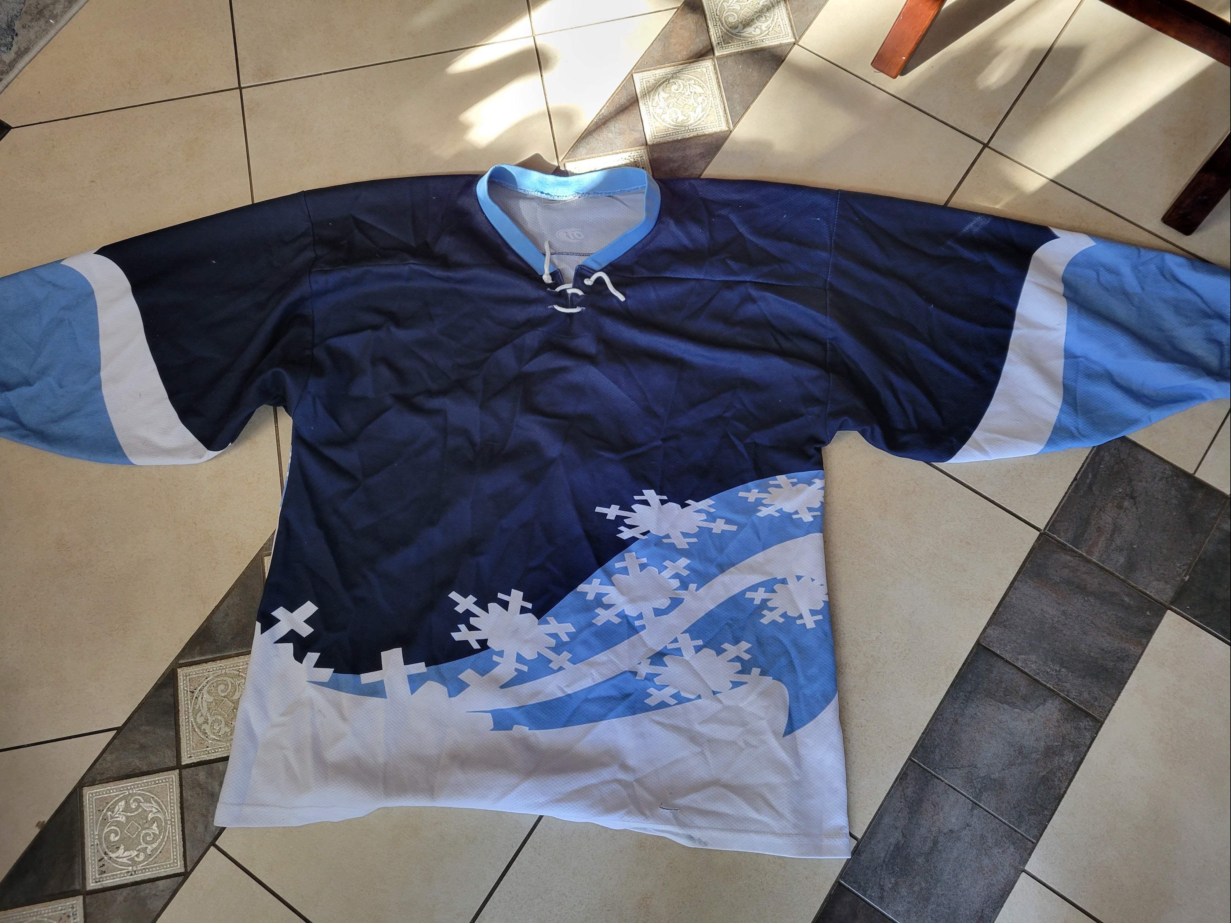 Sublimated Hockey Jersey Blizzard Style