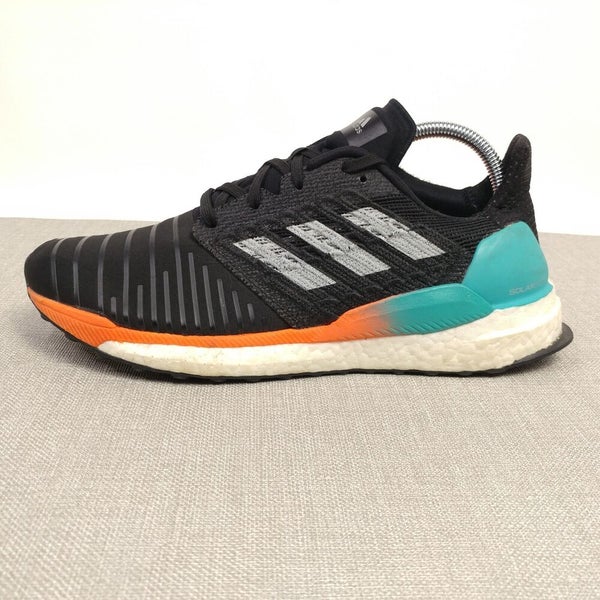 Adidas SolarBoost Mens Running Shoes Size Sneakers Black Aqua CQ3168 | SidelineSwap