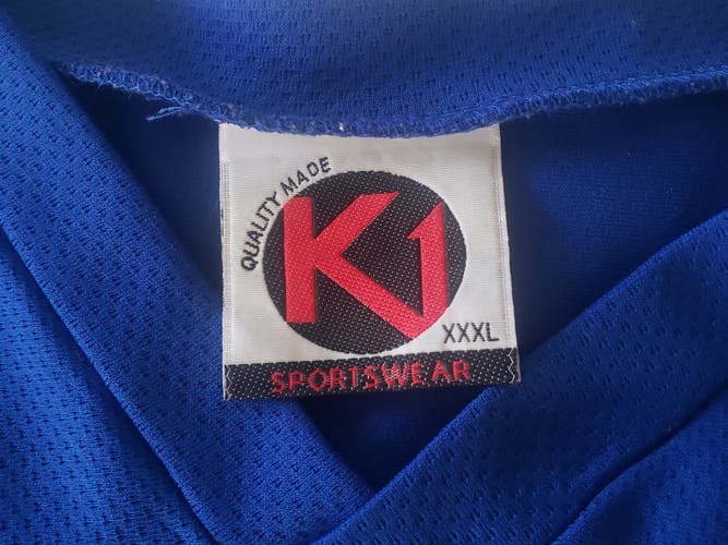 Blue Used XXXL Men's K1 Hockey Jersey