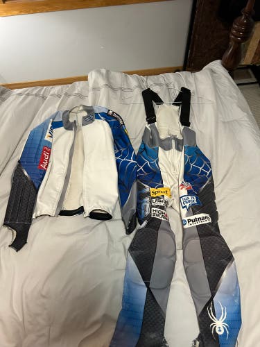 Used 2 Piece Spyder US ski Team Suit