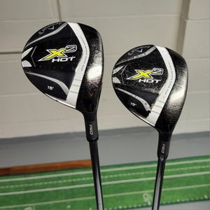 Callaway X2 Hot 3&5 Fairway Wood Set - Senior Flex