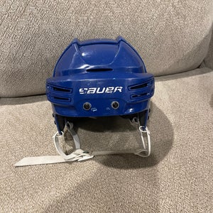 Blue Bauer Re-Akt 75 Hockey Helmet (Medium)