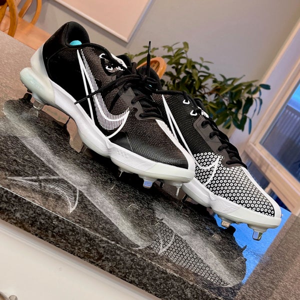 New Nike Force Zoom Trout 6 Baseball Metal Cleats White (AT3464-100) - Size  15