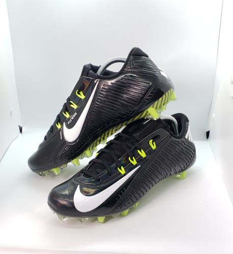Nike Vapor Carbon Elite TD Football Cleats Men's sz 16 Black / Wht 631425-011
