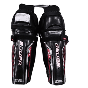 Used Bauer Nsx 10" Hockey Shin Guards