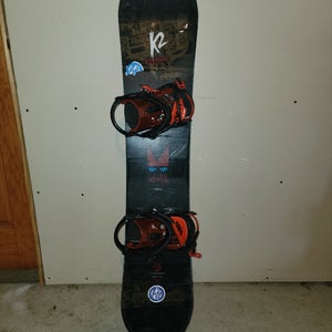 Used Kid's K2 Vandal Snowboard With Bindings 132cm