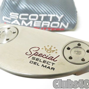 Titleist Scotty Cameron Special Select Del Mar Putter 34" +Cover NICE