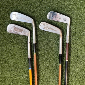 Vintage Spalding Lot Of 4 Putters, RH, Stock Shafts & Grips, Good Condition!