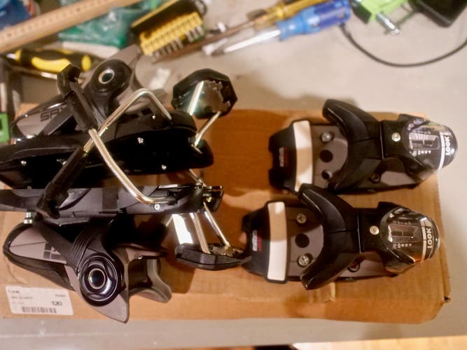 New Look SPX 12 GW Ski Bindings 120 mm Brake Width Max Din 12