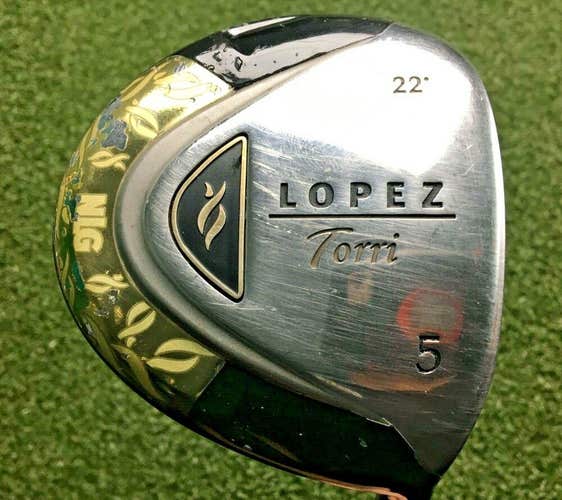 Nancy Lopez Torri 5 Wood 22* / RH / FM2 Ladies Graphite / HC / Nice Club /mm3755