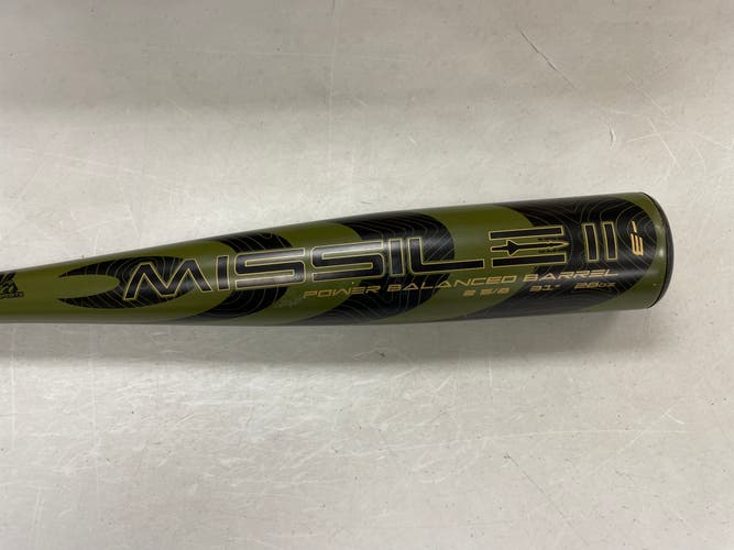 Used BBCOR Certified 2022 Stinger Alloy Stinger Missile Bat (-3) 28 oz 31"