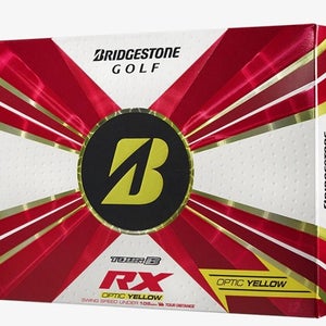 Bridgestone Tour B-RX Golf Balls (12pk, Optic Yellow, 2022) NEW