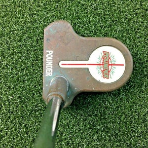 Pounder Logo Mallet Putter /  RH  / Steel ~33" / Good Grip / Nice Club  / mm6256