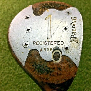 Spalding Persimmon 1-Wood Driver A926 / RH / Stiff Steel ~44" / New Grip /mm7105