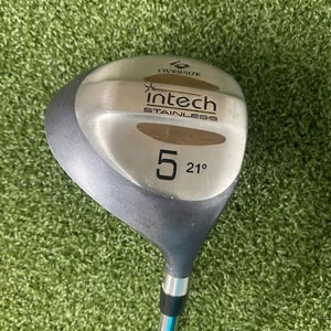 Intech Stainless Oversize 5 Wood 21* / RH / Regular Steel ~42.5" / sk5550