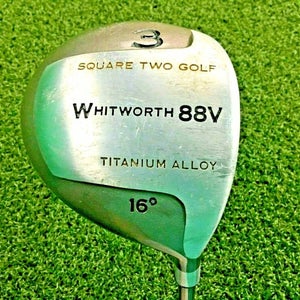 LPGA Square Two Golf Whitworth 3 Wood 16* / RH / Ladies Graphite with HC /gw0535