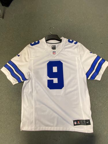 New Senior Medium White Romo Dallas Cowboys Jersey