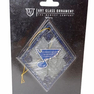 St Louis Blues NHL Hockey Decor - Hanging Art Glass Decorative Ornament 2021
