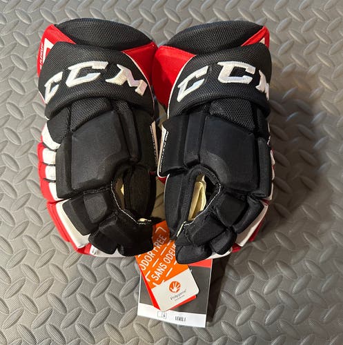 CCM Jetspeed FT4 Pro Gloves 14" Red/Black