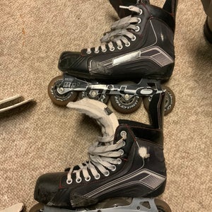 Used Bauer Regular Width Size 7 Inline Skates