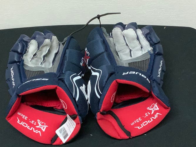 New Bauer Vapor 1X Lite Gloves 13" NAVY