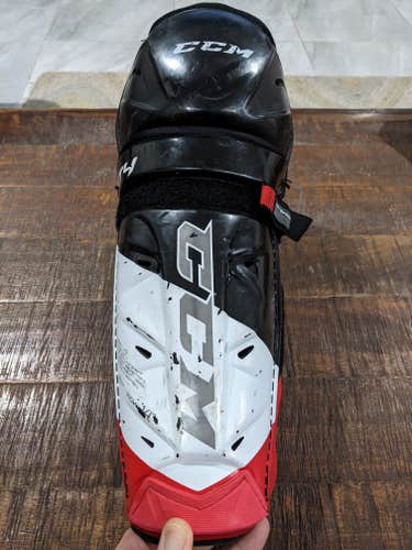 Used CCM JetSpeed FT4 Shin Pad 14" *RIGHT LEG ONLY*