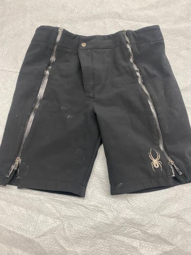 Black Used Medium Spyder Shorts
