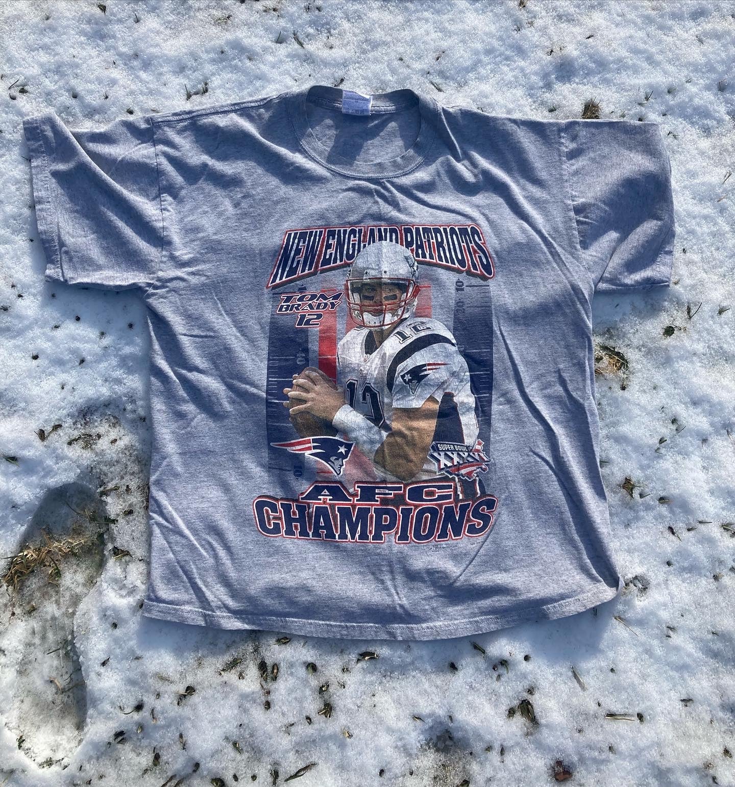 TB12 Tom Brady 6 Time Superbowl Champion T-Shirt Men’s XL New England  Patriots