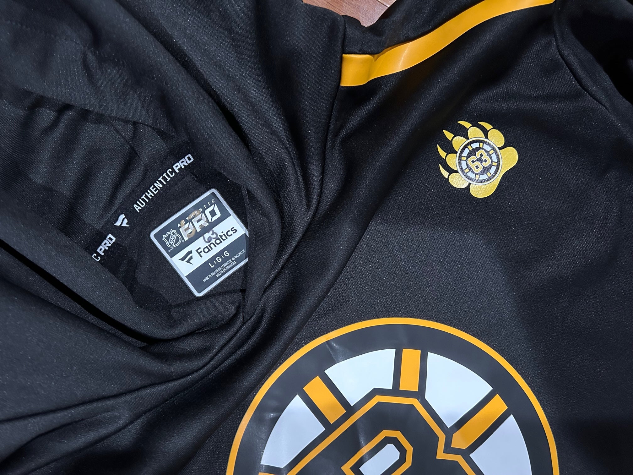 Brad Marchand 2023 WC Boston Bruins Fanatics Authentic Pro Locker Room  Player Team Issue Shirt L