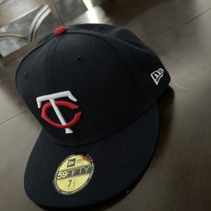 Men’s Minnesota Twins Navy Home Fitted Hat