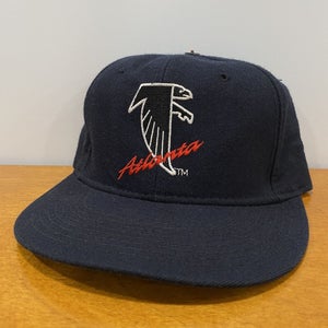 Atlanta Falcons Hat Fitted 6 7/8 Cap Men Black NFL Football New Era Vintage 90s