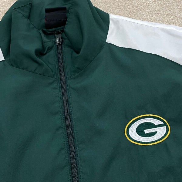 NFL SI Sports Illustrated Men's Green Bay Packers Windbreaker Jacket Size L