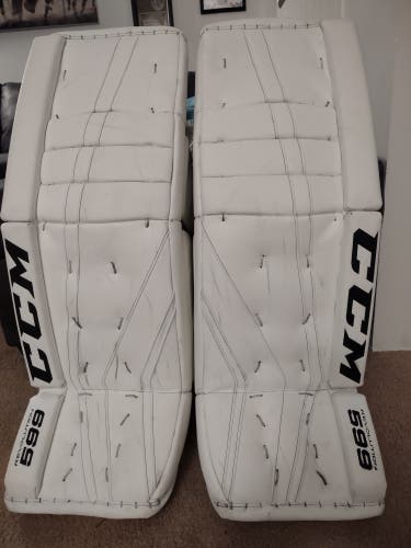 Used 33" CCM Revolution 599 Pro Goalie Leg Pads