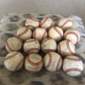 Used 15 pack baseballs