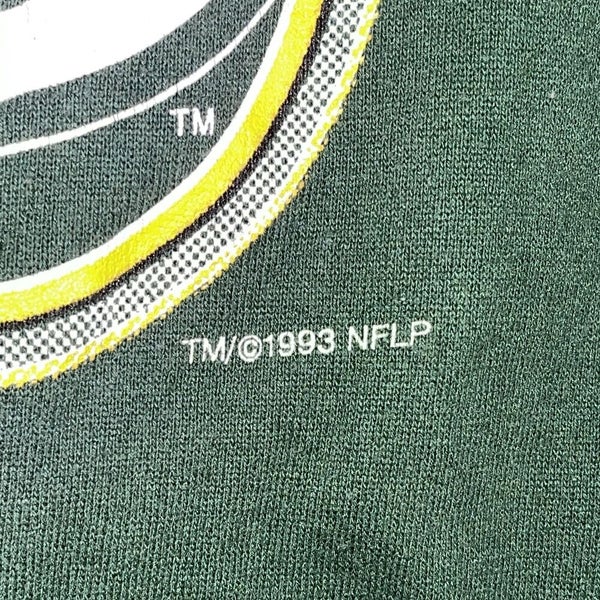 Vintage Green Bay Packers Logo 7 NEW Deadstock Crewneck Fleece