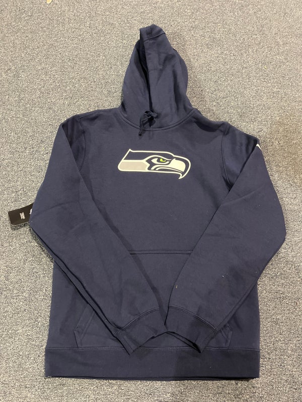 Seattle Seahawks grey Small (S) hoodie w/pockets NFL merchandise 'FTBL  Club'