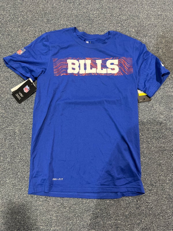 Nike Buffalo Bills Dri Fit Velocity Wordmark T-Shirt